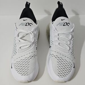 Nike Air 270 White and Black Sneakers